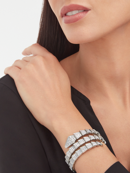 BGL-BR855118 snake full diamond double circle bracelet