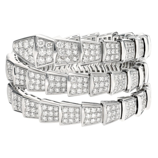 BGL-BR855118 snake full diamond double circle bracelet