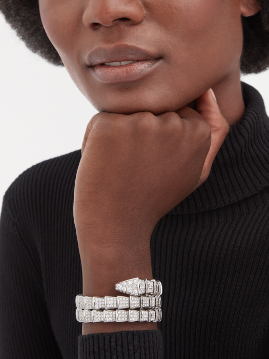 BGL-BR855118 snake full diamond double circle bracelet