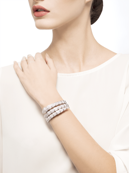 BGL-BR855118 snake full diamond double circle bracelet
