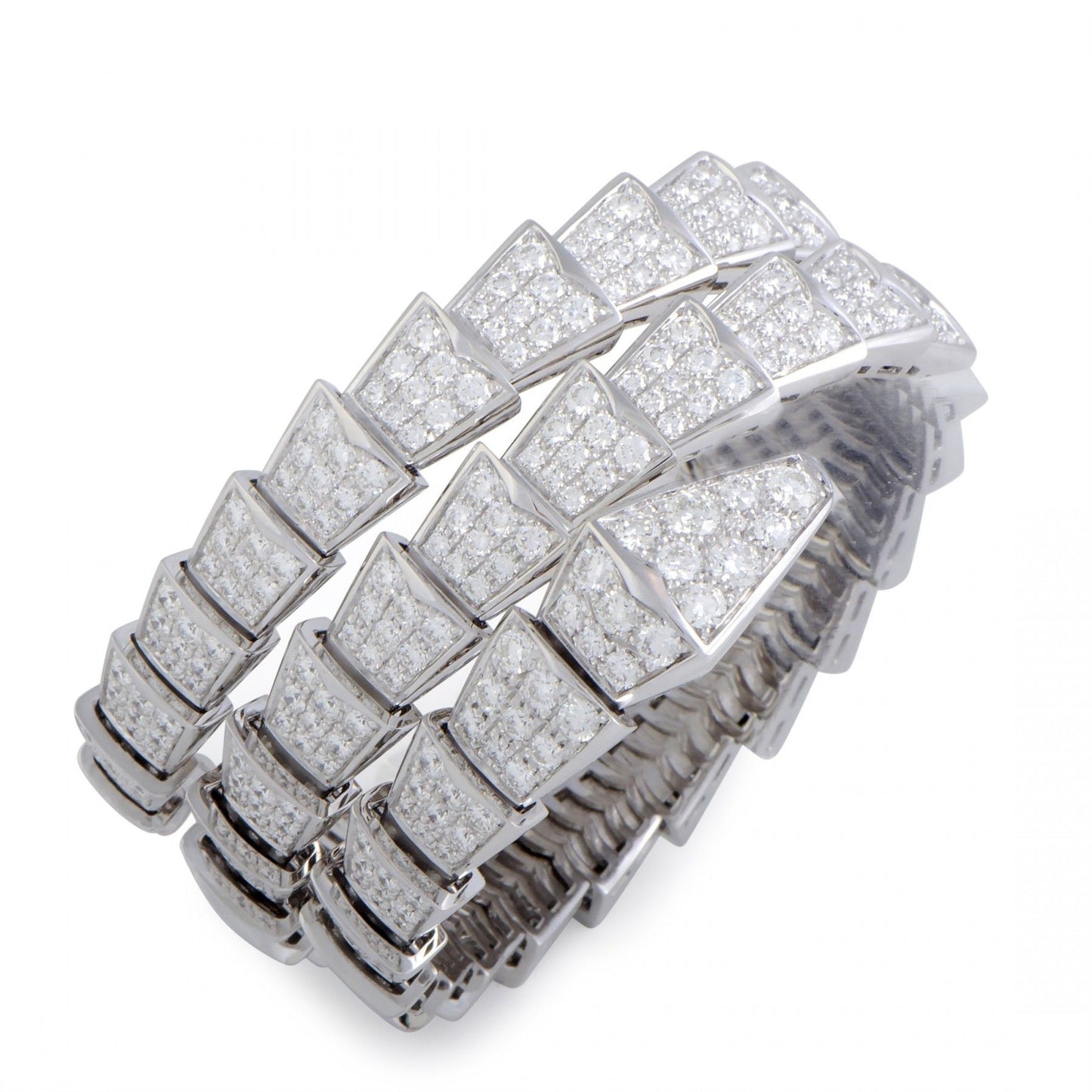 BGL-BR855118 snake full diamond double circle bracelet