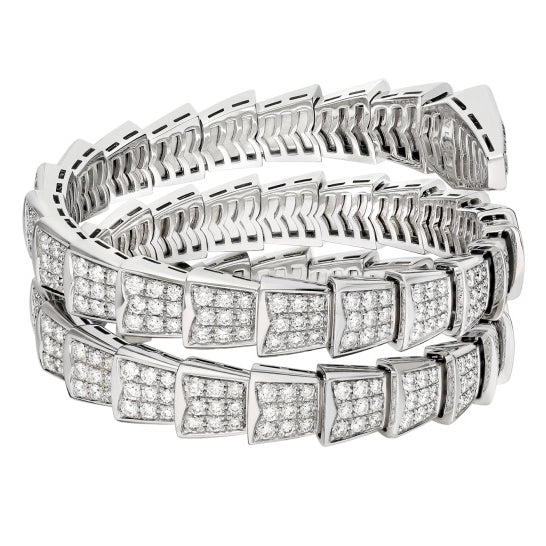 BGL-BR855118 snake full diamond double circle bracelet