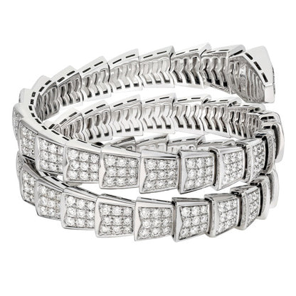 BGL-BR855118 snake full diamond double circle bracelet