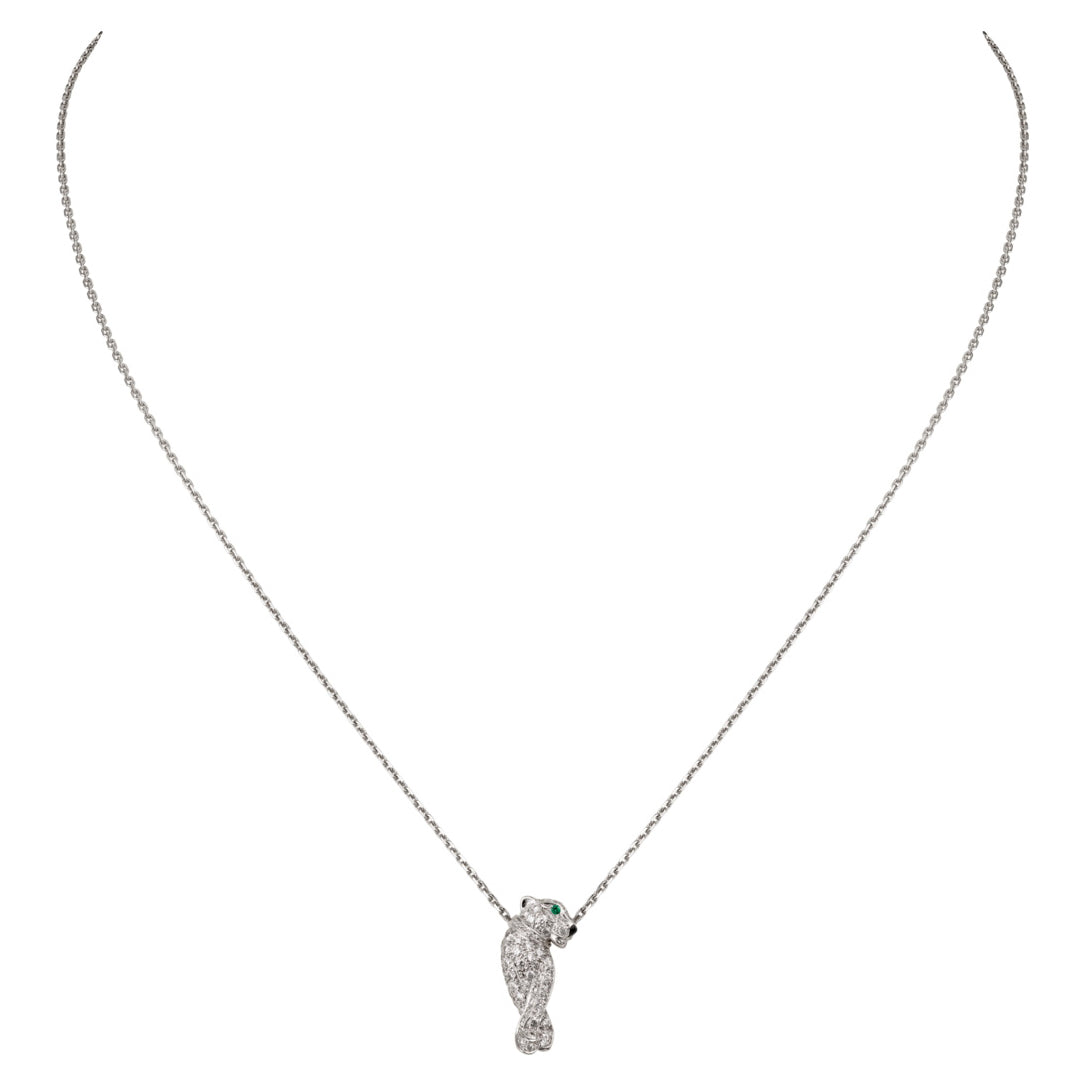 KDY-B7224600 small wishbone leopard chain pendant