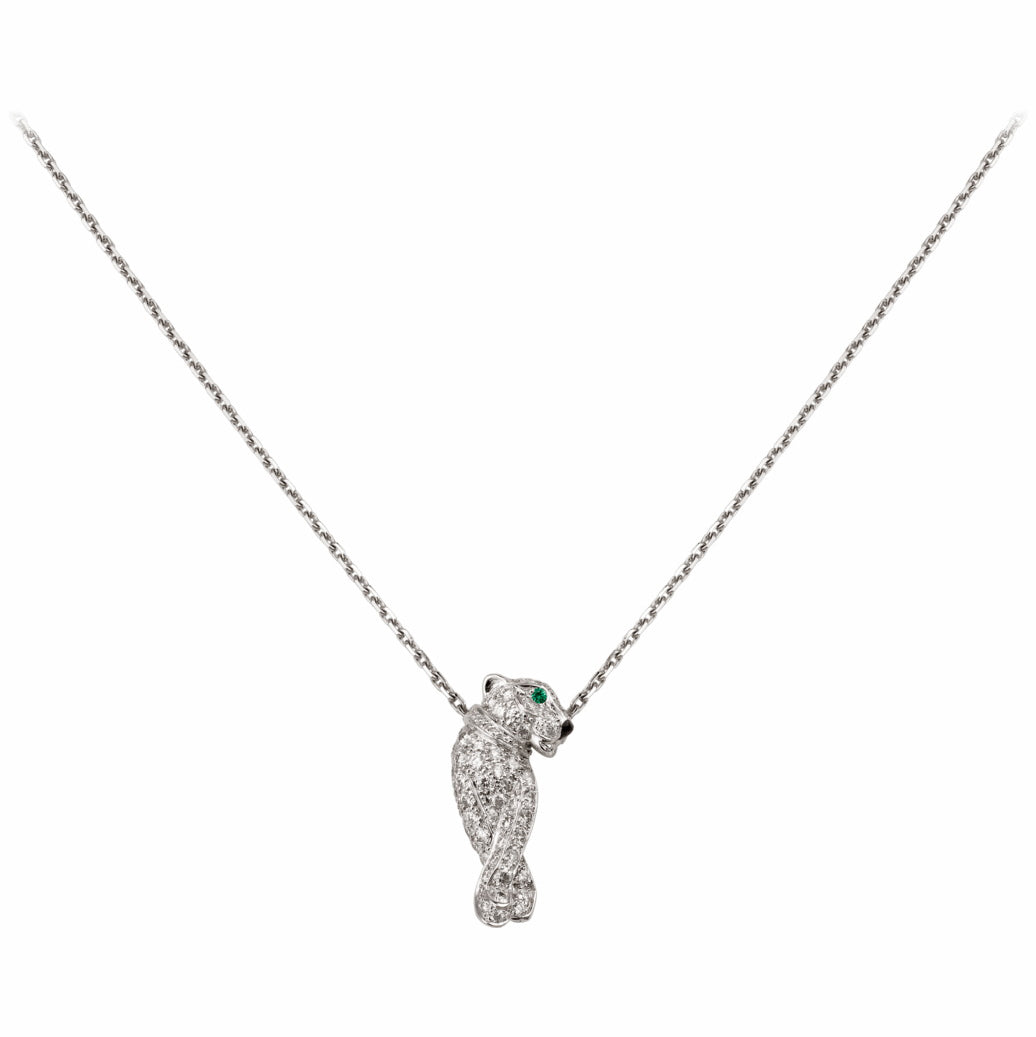 KDY-B7224600 small wishbone leopard chain pendant