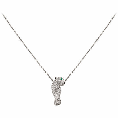 KDY-B7224600 small wishbone leopard chain pendant