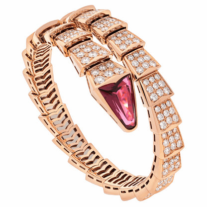 BGL-BR855196 snake full diamond agate ring bracelet
