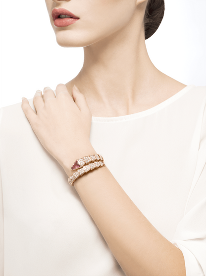 BGL-BR855196 snake full diamond agate ring bracelet