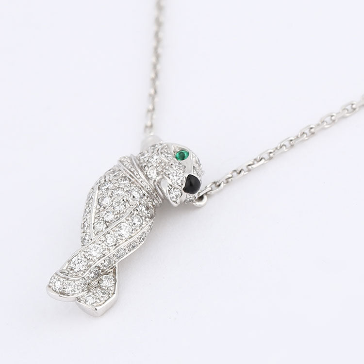 KDY-B7224600 small wishbone leopard chain pendant