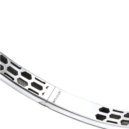 BGL-BR858110 Large Flat-headed Snake Full Diamond Open Bracelet