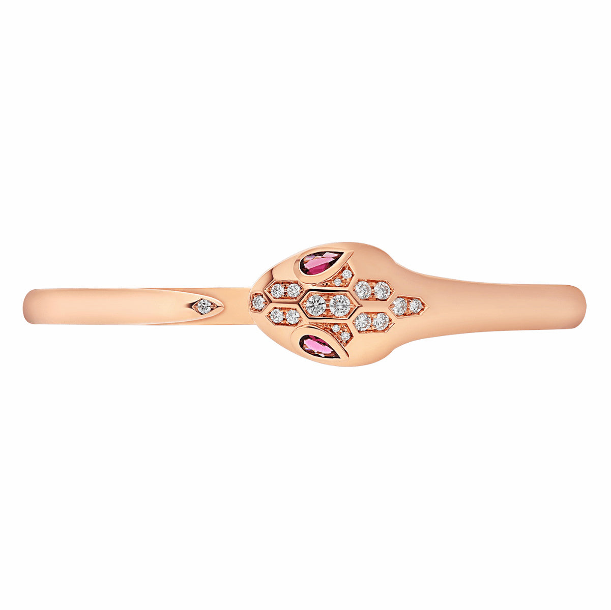 BGL-BR857813 guest version large flat-headed snake half diamond bracelet