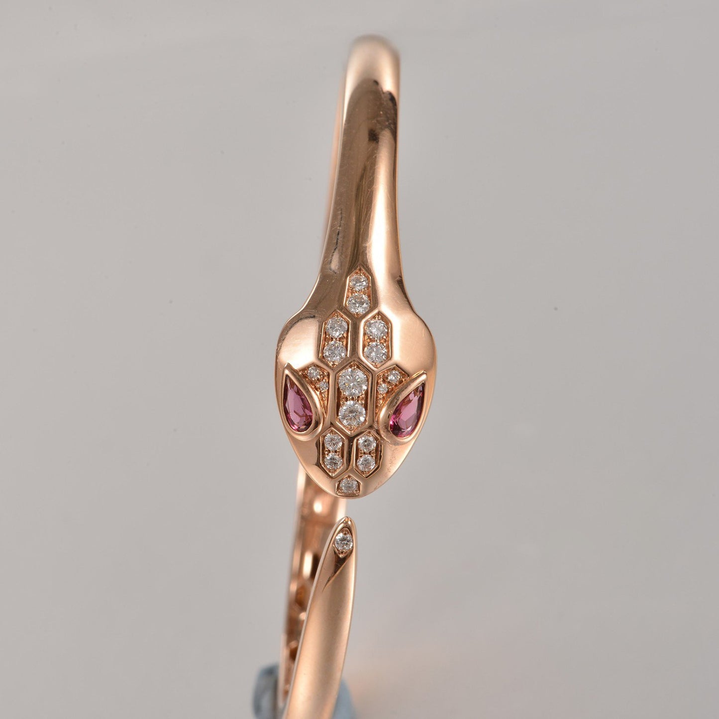 BGL-BR857813 guest version large flat-headed snake half diamond bracelet
