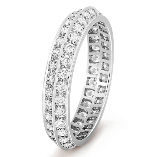 VCARN57P00 two rows of diamond rings 16#