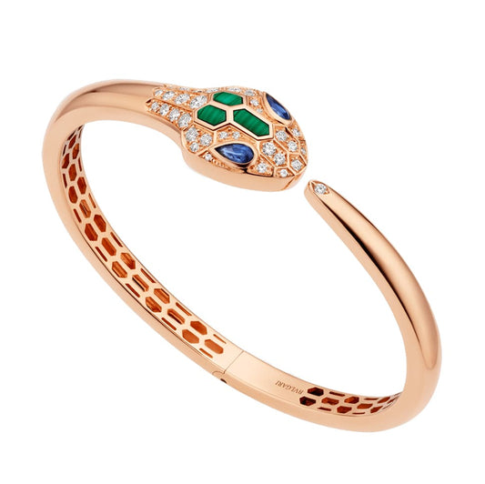 BGL-BR858586 flat-headed snake single-headed peacock stone bracelet