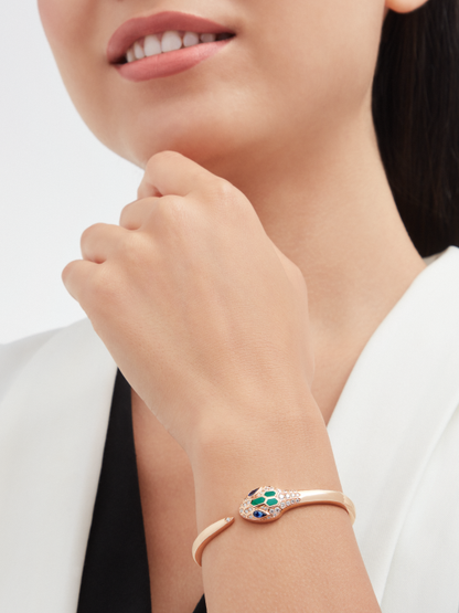 BGL-BR858586 flat-headed snake single-headed peacock stone bracelet