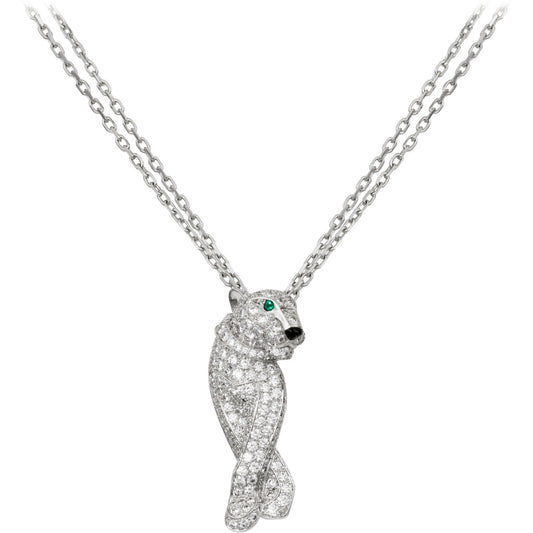 KDY-N7219900 Wishbone Leopard Chain Pendant