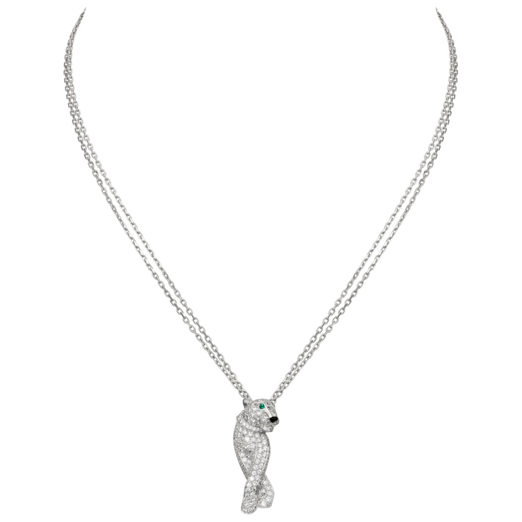 KDY-N7219900 Wishbone Leopard Chain Pendant