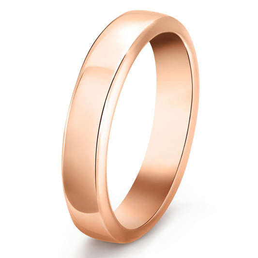 VCARA89900 4mm light gold bar ring 25#