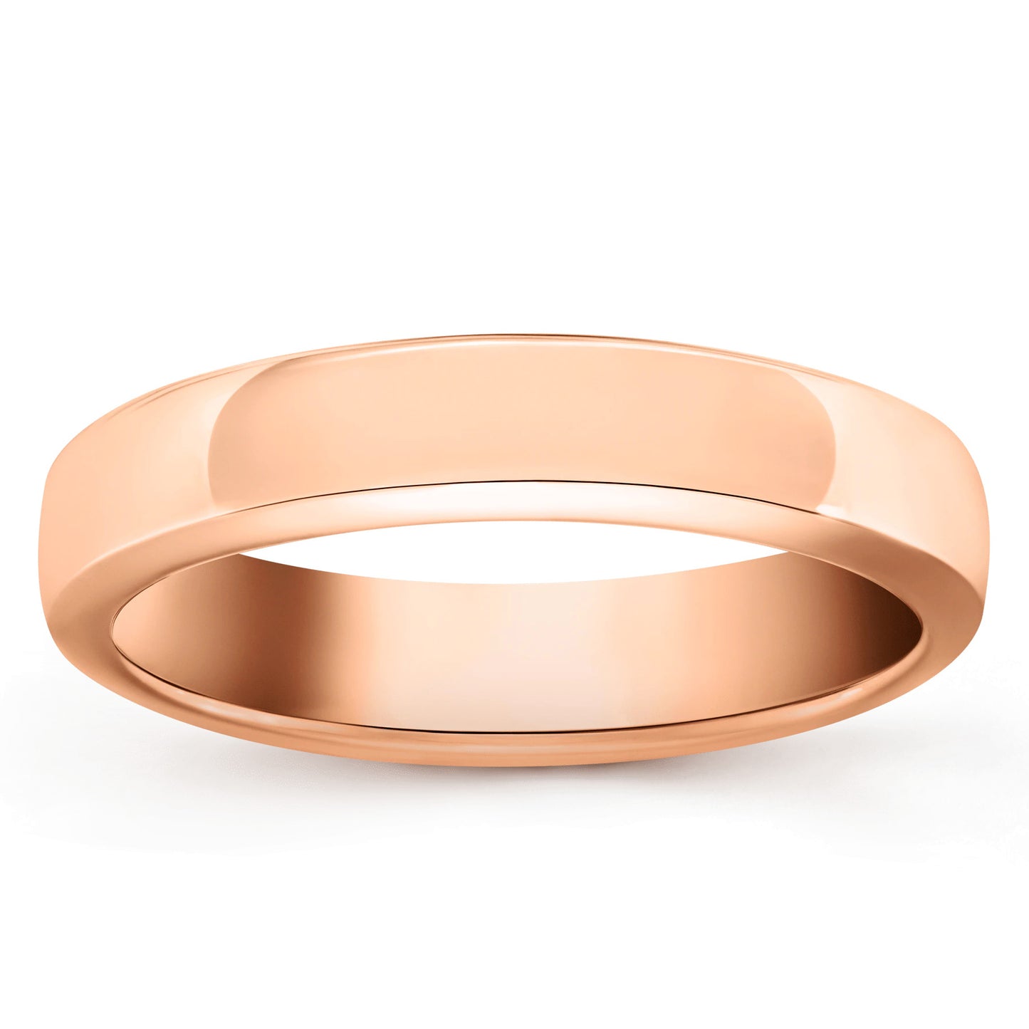 VCARA89900 4mm light gold bar ring 25#