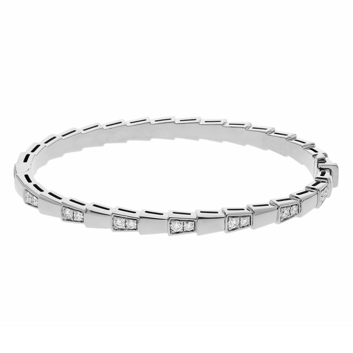 BGL-BR858319 straight half diamond snake body style bracelet