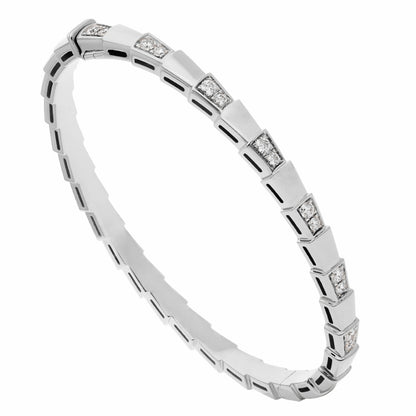 BGL-BR858319 straight half diamond snake body style bracelet
