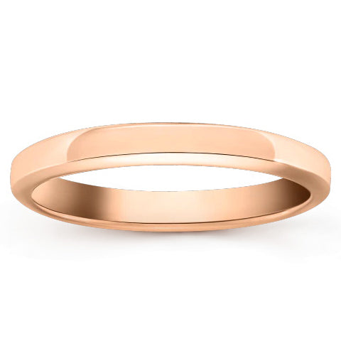 VCARA89700 2.5mm light gold bar ring 14#