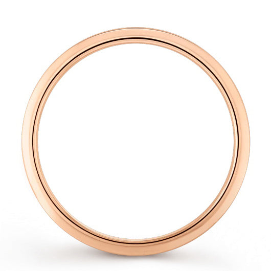 VCARA89700 2.5mm light gold bar ring 14#