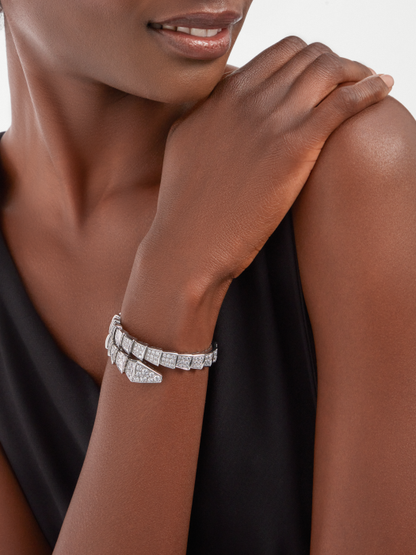 BGL-BR855231 snake full diamond ring bracelet