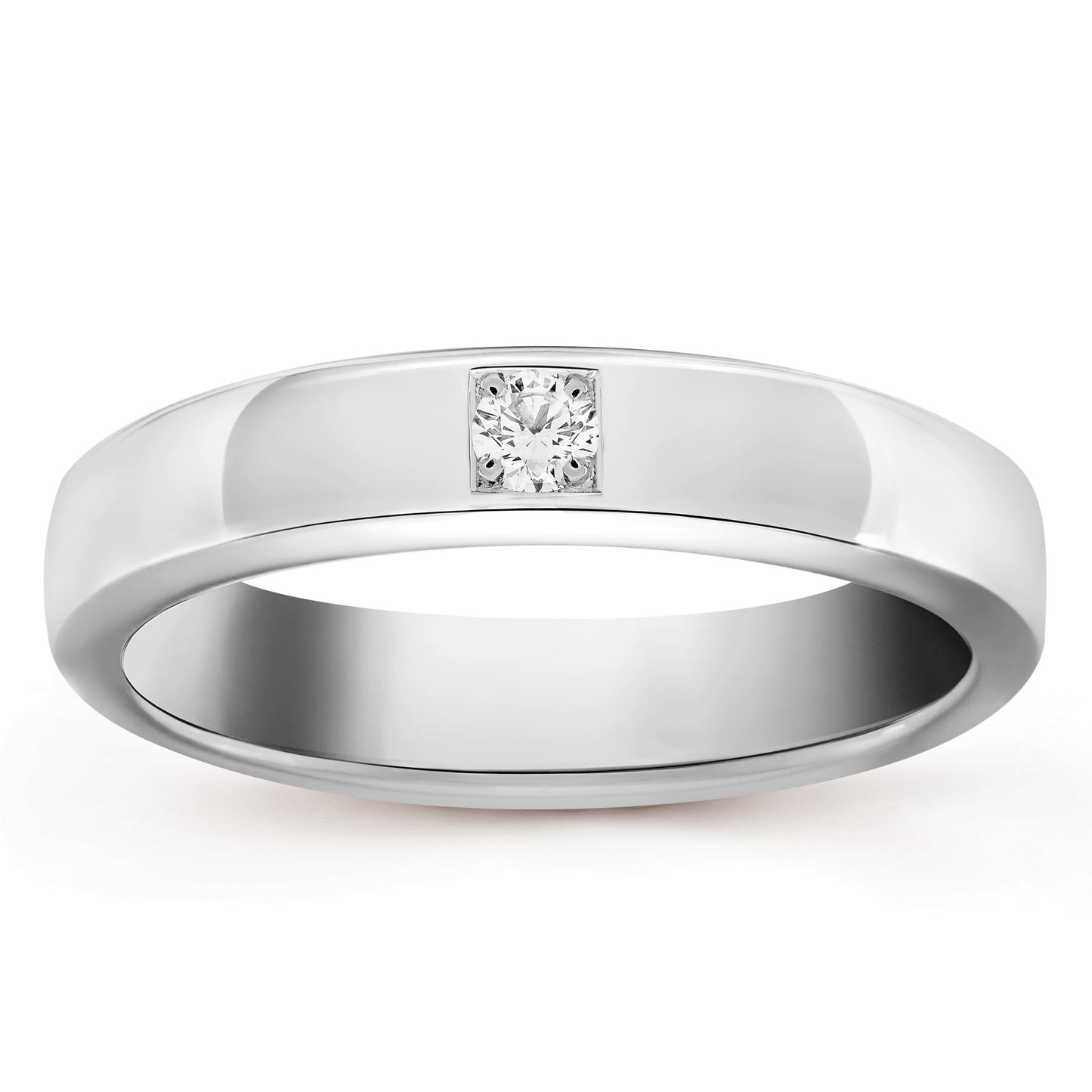 VCARD15100 4.2mm single diamond ring