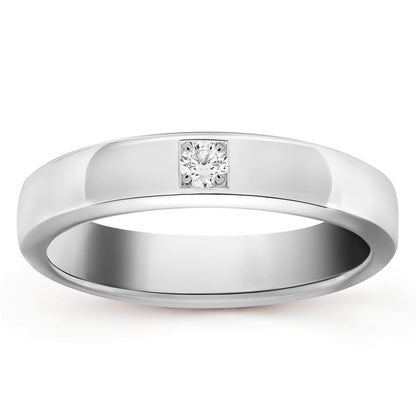 VCARD15100 4.2mm single diamond ring