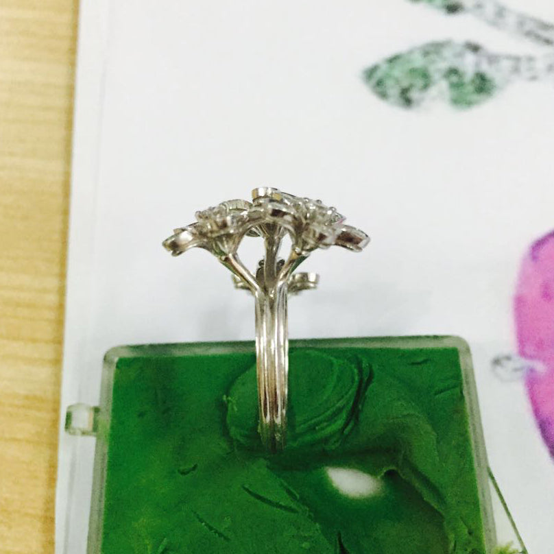 VCARB14500客版五瓣花开口戒15#