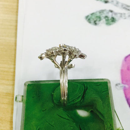 VCARB14500客版五瓣花开口戒15#