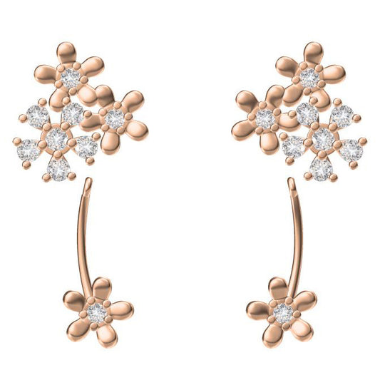 VCA66652635 flower earrings