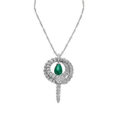 BGL-CL411850 rolled snake necklace