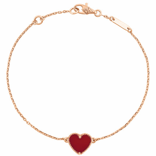 VCARN59L00 9mm bead heart-shaped bracelet
