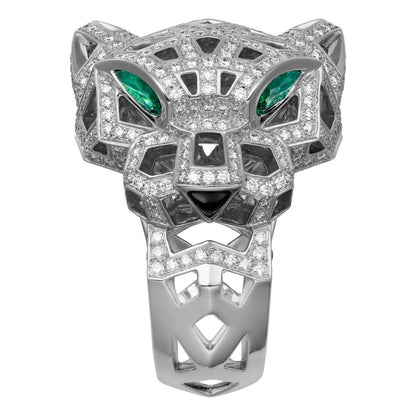 KDY-N4768000 side hollow mechanical leopard ring