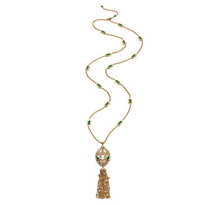 BGL-354101 snake head full diamond necklace