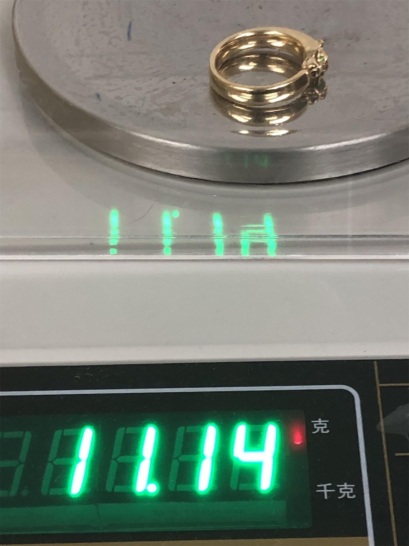 KDY-B4230000光金直身豹子客版戒指