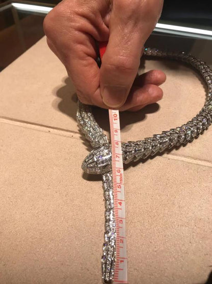 BGL 261226蛇刺身款满钻项链