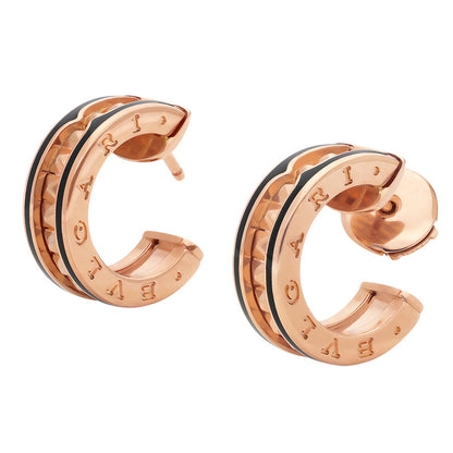 BGL-357567 Baogai tower rivet black edge ceramic earrings earrings
