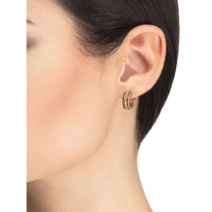 BGL-357567 Baogai tower rivet black edge ceramic earrings earrings