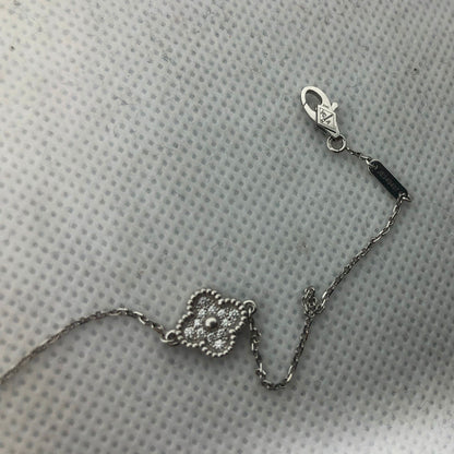 VCARO85600 9.5mm客版光珠满钻四叶草手链