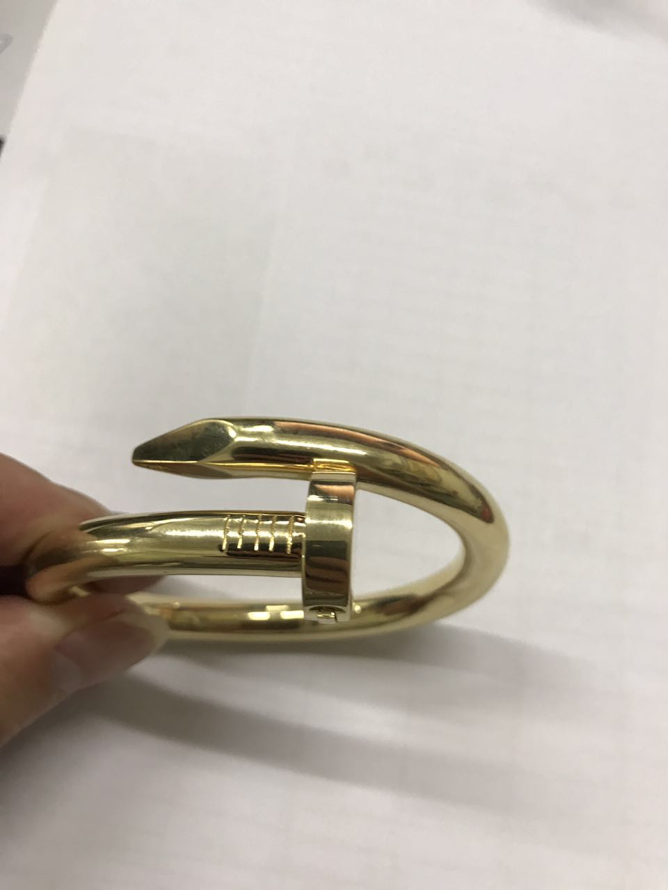 KDY-N6039717超大版光金钉子手镯