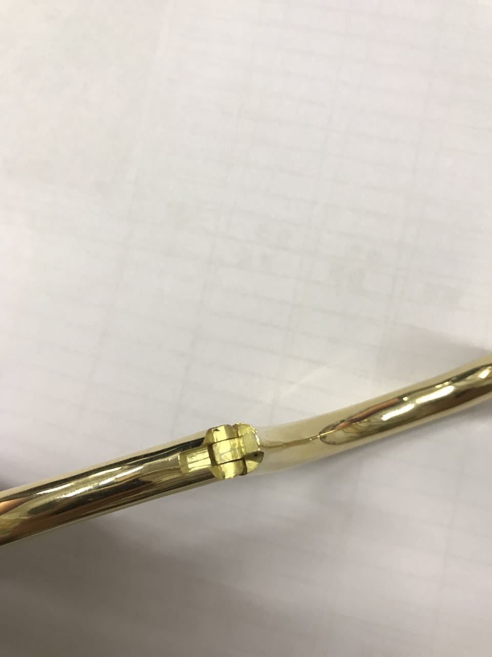 KDY-N6039717超大版光金钉子手镯