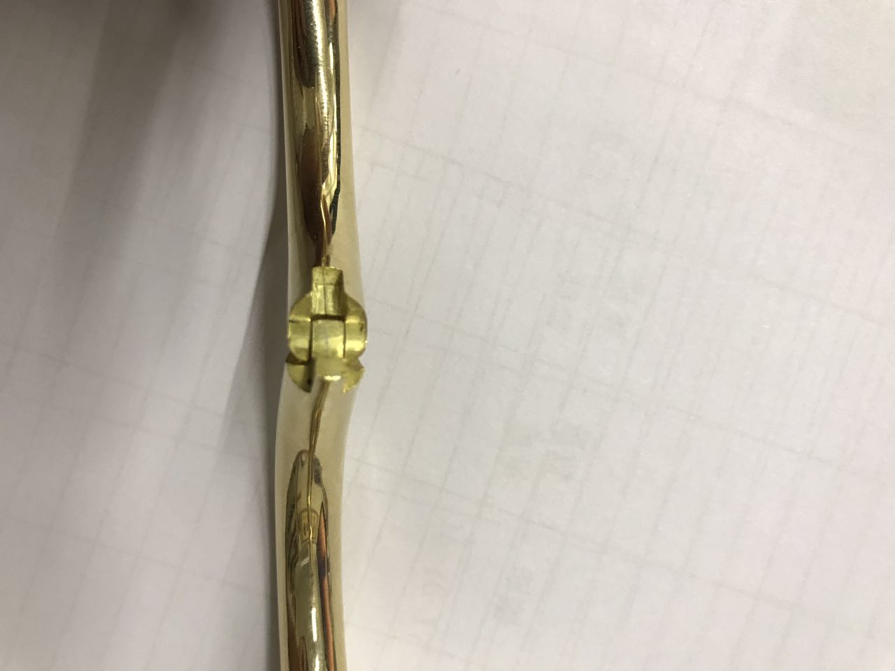 KDY-N6039717超大版光金钉子手镯