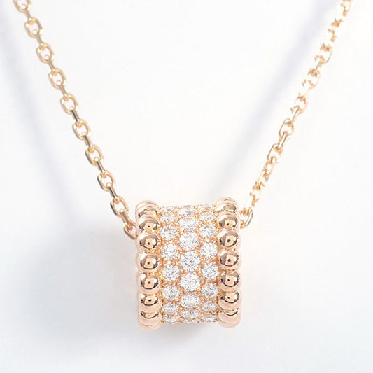 VCARO25200 bead 3-row stone pendant