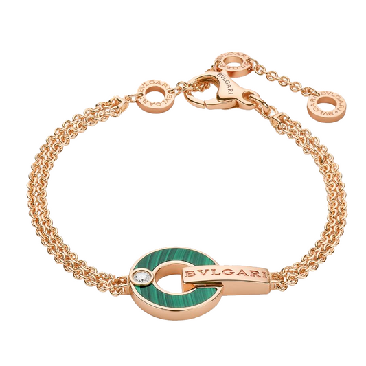 BGL357564 Circle Epoxy Single Diamond Bracelet Round Series