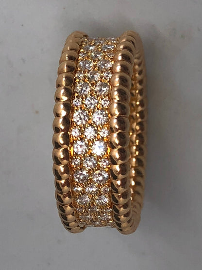 VCARN9Q000 8.4m guest version beaded 3-row diamond ring 57#