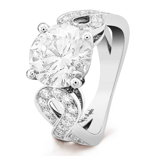 VCARO6NR00 diamond 8-shaped arm ring 12#