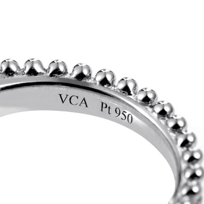 VCARG29500单头钻珠珠臂戒51#交叉四爪0.5ct